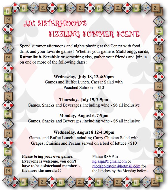 Come eat drink and play!!