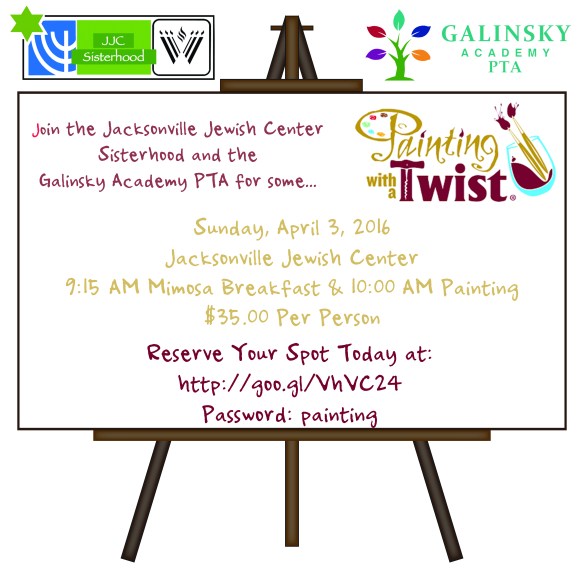 A giant blank canvas on an easel isolated on a white background